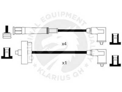 Tändkabelsats, alfa romeo 33, 33 sportwagon, 60538002, 60538003, 60568852