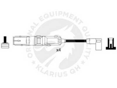 Tändkabelsats, mercedes-benz a-klass [w169], b-klass sports tourer [w245], 226 150 10 18, 266 150 01 18, 266 150 02 18, 266 150