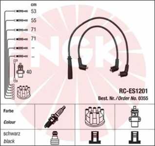 Tändkabelsats, suzuki alto iv, alto v, 33700-51G10-000, 33700-82010, 33710-63B30