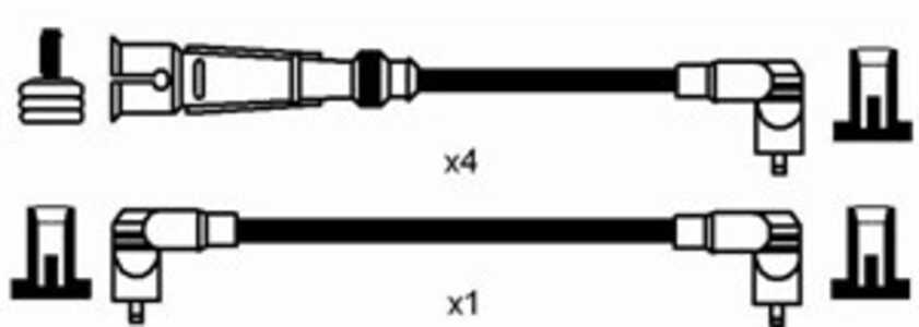 Tändkabelsats, audi,seat,vw