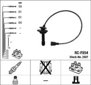 Tändkabelsats, subaru legacy ii, legacy kombi ii, 22451-AA120, 22451-AA580