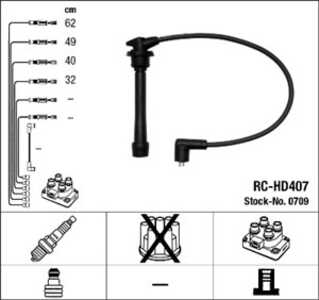 Tändkabelsats, hyundai,kia, 27420-23510, 27420-23700, 27430-23510, 27430-23700, 27440-23510, 27450-23510, 27450-23700, 27501-23