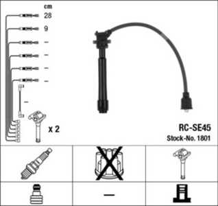 Tändkabelsats, , fiat,subaru,suzuki, 33705-80G00, 33705-86G00, 33730-86G00, 33740-86G00, 71 74 24 23, 71742423