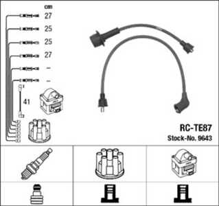 Tändkabelsats, toyota, 90919-21174, 90919-21259, 90919-21307, 90919-21308, 90919-21315, 90919-21315-000, 90919-21377