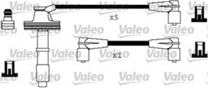 Tändkabelsats, renault safrane ii, volvo 850, 850 kombi, c70 cabriolet i, c70 coupé i, s70, v70 i, 13358742, 1335874-2, 7439445