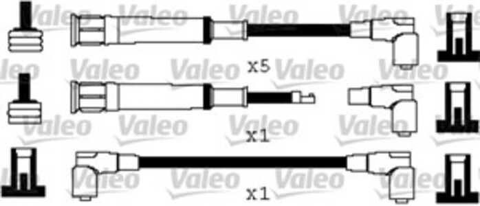 Tändkabelsats, bmw 5 [e28, e34], 6 [e24], 7 [e23, e32], 12 12 1 307 171, 12 12 1 359 991, 12 12 1 362 989, 12 12 1 716 939, 12 