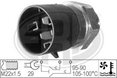 Temperaturswitch, kylarfläkt, opel calibra a, frontera a, frontera a sport, vectra a, vectra a halvkombi, 13 41 039, 13 41 044,