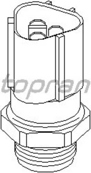 Temperaturswitch, kylarfläkt, audi,seat,skoda,vw, 1J0 959 481A