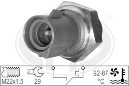 Temperaturswitch, kylarfläkt, ford, 1646398, 6146107, 6146110, 6168439, 6169111, 6169112, 6169113, 6496665, 7001608, 85AB-8B607