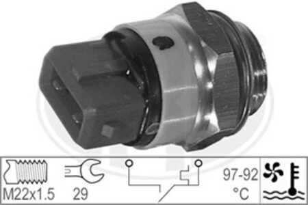 Temperaturswitch, kylarfläkt, citroën,fiat,lancia,peugeot, 1264 26, 1264 37, 1264 40, 9606456180, 9629968880