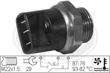 Temperaturswitch, kylarfläkt, audi a8 d2, vw transporter buss iv, transporter flak/chassi iv, transporter skåp iv, 251 959 481 