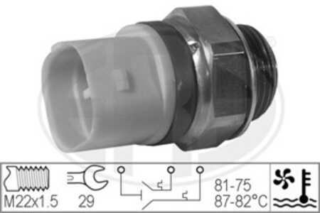 Temperaturswitch, kylarfläkt, vw transporter buss iv, transporter flak/chassi iv, transporter skåp iv, 701 959 481 C