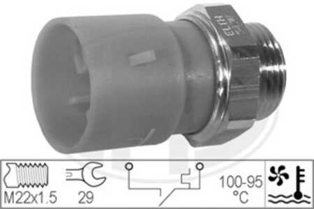 Temperaturswitch, kylarfläkt, opel calibra a, vectra a, vectra a halvkombi, 13 41 023, 90 339 500