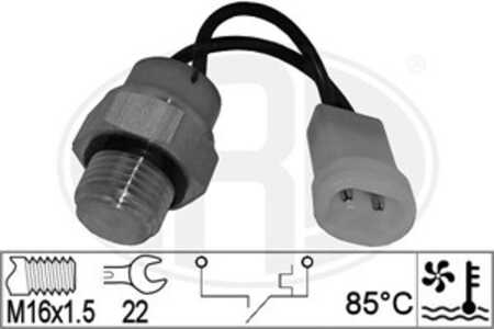 Temperaturswitch, kylarfläkt, mitsubishi colt iii, MB605079