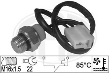 Temperaturswitch, kylarfläkt, suzuki alto i, 17680-84000, 1768084201, 17680-84201, 17680-84201-000