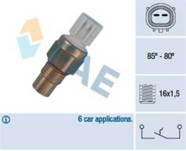 Temperaturswitch, kylarfläkt, hyundai accent i, accent sedan ii, lantra i, 140 350 45 41 S1, 140 350 45 41, 140 350 49 41 S1, 1