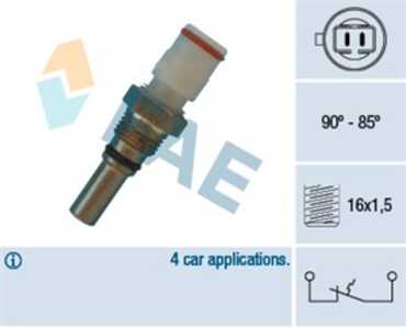 Temperaturswitch, kylarfläkt, lexus ls, toyota celica cabriolet, celica coupé, 34 35 9 804 833, 89428-15020, 89428-15030, TS-93