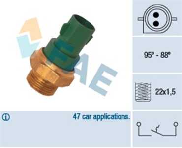 Temperaturswitch, kylarfläkt, ford, 211 611 703, 6146108, 6146110, 6168439, 6169113, 6496665, 7001608, 85 AB 8B607 A3A, 85 AB 8