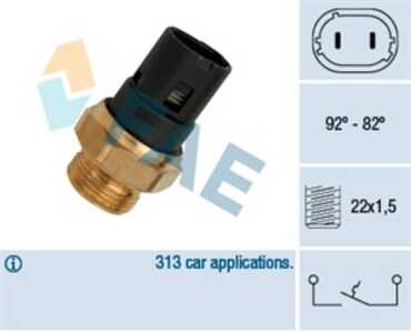 Temperaturswitch, kylarfläkt, renault, 09110309, 4402309, 77 00 782 503, 77 03 033 147