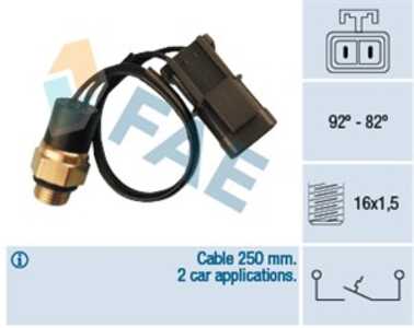 Temperaturswitch, kylarfläkt, nissan bluebird hatchback, 002 151 57 01, 003 151 14 01, 038 903 137 N, 11920-31U00, 11920-31U02,