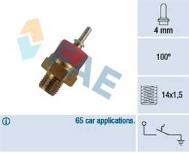 Termokontakt, kylvätskevarning, mercedes-benz, 003 545 51 24, 006 545 14 24, 006 545 39 24, 30647932, 30661958, 30755665, 31332