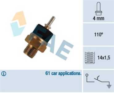 Termokontakt, kylvätskevarning, mercedes-benz, 006 545 37 24, 51.54100.7003, 51.54100.7178, 51.54100.7183, 51.54100.9178, 51.54