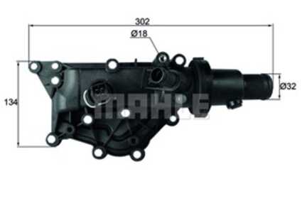 Termostat, kylvätska, renault, 8200158269, 8200561434