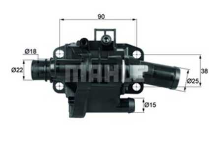 Termostat, kylvätska, citroën,ford,mazda,mini,peugeot,volvo, 11517805998, 1230673, 1254379, 1313841, 1336X2, 1769069K00000, 307