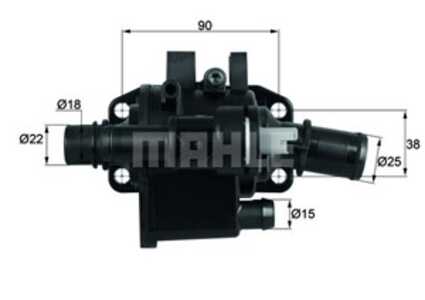 Termostat, kylvätska, citroën,ford,mazda,peugeot,suzuki,toyota, 1148098, 1336V6, 1348620, 1485768, 1516694, 1633908, 1769073J01