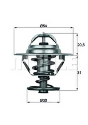 Termostat, kylvätska, land rover,saab, 05958749, 09337379, 30577561, 5958749, 88 17 289, 88 22 025, 8817298, 91 94 242, 9166687