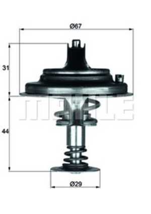 Termostat, kylvätska, mercedes-benz, 004 203 39 75, 11620000315, 42033975, A004 203 39 75, A11620000315