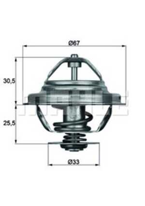 Termostat, kylvätska, alpina,bmw, 11231265085, 1153 1 710 953, 1153 1 710 954, 1153 1 713 040, 1710953, 1710954, 1713040, 60587