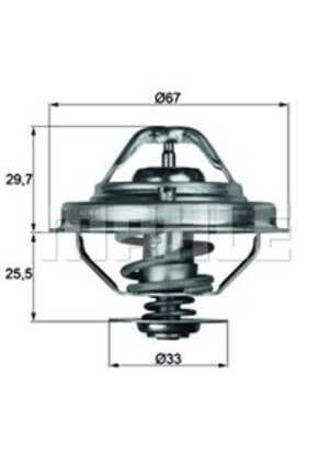 Termostat, kylvätska, bmw 3 [e36], 3 compact [e36], 3 touring [e36], 1153 2 246 825, 2246825