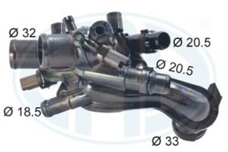 Termostat, kylvätska, citroën,ds,opel,peugeot, 98 086 471 80, V7 634 711 80