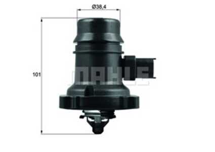 Termostat, kylvätska, chevrolet volt, opel ampera, vauxhall ampera, 1338247, 1338381, 25200456, 55576890, 55593035