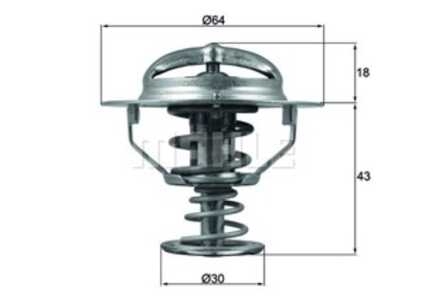 Termostat, kylvätska, chrysler,dodge,honda,hyundai,infiniti,isuzu,kia,lexus,mitsubishi,nissan,opel,renault,saab,toyota,volvo, 0