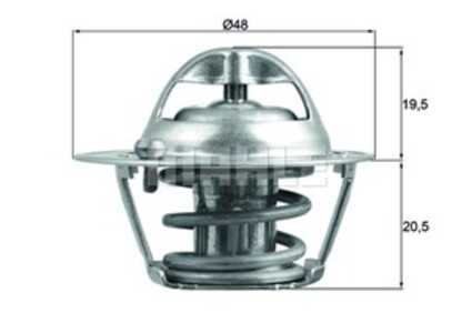 Termostat, kylvätska, ford, 1007754, 1211553, 1303374, 1478408, 1820864, 96MM8575A1A, 96MM8575B9E, 96MM8575BD, 96MM8575BE, DM5G