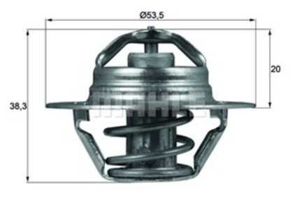 Termostat, kylvätska, citroën,fiat,lada,opel,peugeot,renault,rover,volvo, 00033456286, 0009605028680, 09110719, 133727, 133811,