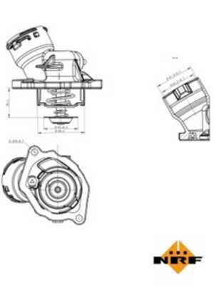 Termostat, kylvätska, mercedes-benz, 2722000515, 2732000215, 68013949AA, A2722000515, A2732000215