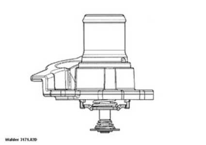 Termostat, kylvätska, fiat ducato buss, ducato flak/chassi, ducato skåp, iveco daily flak/chassi iii, daily skåp iii, 50 401 72