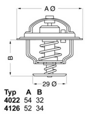 Termostat, kylvätska, austin,daimler,isuzu,jaguar,lotus,nissan,saab,triumph, 75 02 297, 93 37 551, 94 214 962