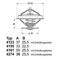 Termostat, kylvätska