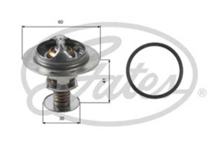 Termostat, kylvätska, hyundai,kia,toyota, 255003C100, 255003C130, 9091603097, 90916-03097, 90916-03118