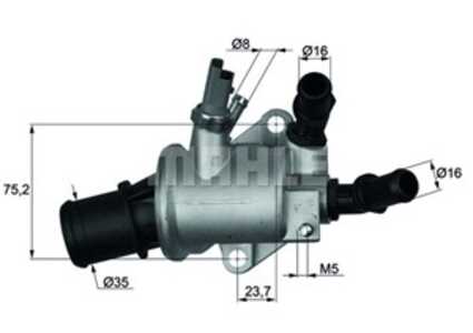 Termostat, kylvätska, alfa romeo,cadillac,fiat,opel,saab,suzuki,vauxhall, 13 38 039, 13 38 154, 13 38 275, 1338039, 1338154, 13