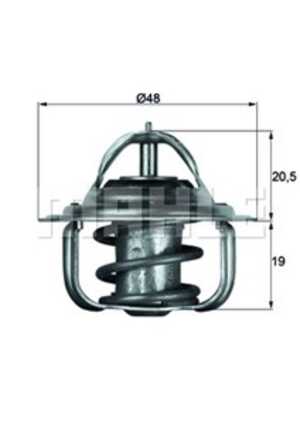 Termostat, kylvätska, ford,opel,saab,vauxhall, 1 497 689, 1 635 905, 1338 047, 1338042, 1509953, 1520969, 5004887, 6 0124 378, 