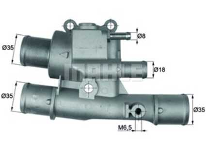 Termostat, kylvätska, fiat,lancia, 0046522664, 0046776217, 46522664, 46776217