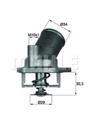 Termostat, kylvätska, opel,vauxhall, 1338 057, 1338 063, 1338050, 90 443 472, 90220435, 90354822, 90443472, 93215643