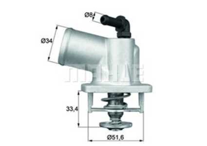 Termostat, kylvätska, chevrolet,opel,vauxhall, 009129907, 01 338 003, 01 338 420, 09 129 907, 09129907, 1338003, 1338420, 70833