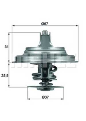 Termostat, kylvätska, audi,bentley,skoda,volvo,vw, 00002722460, 035 121 113 A, 035 121 113 B, 035121113A, 035121113B, 067121113