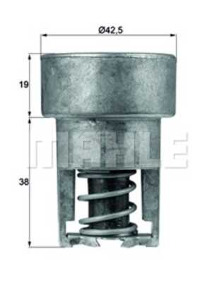 Termostat, kylvätska, dacia,daf,renault,skoda,volvo, 225070, 522328, 770 057 587 1, 7700575874, 7701348376, 79NU8575B